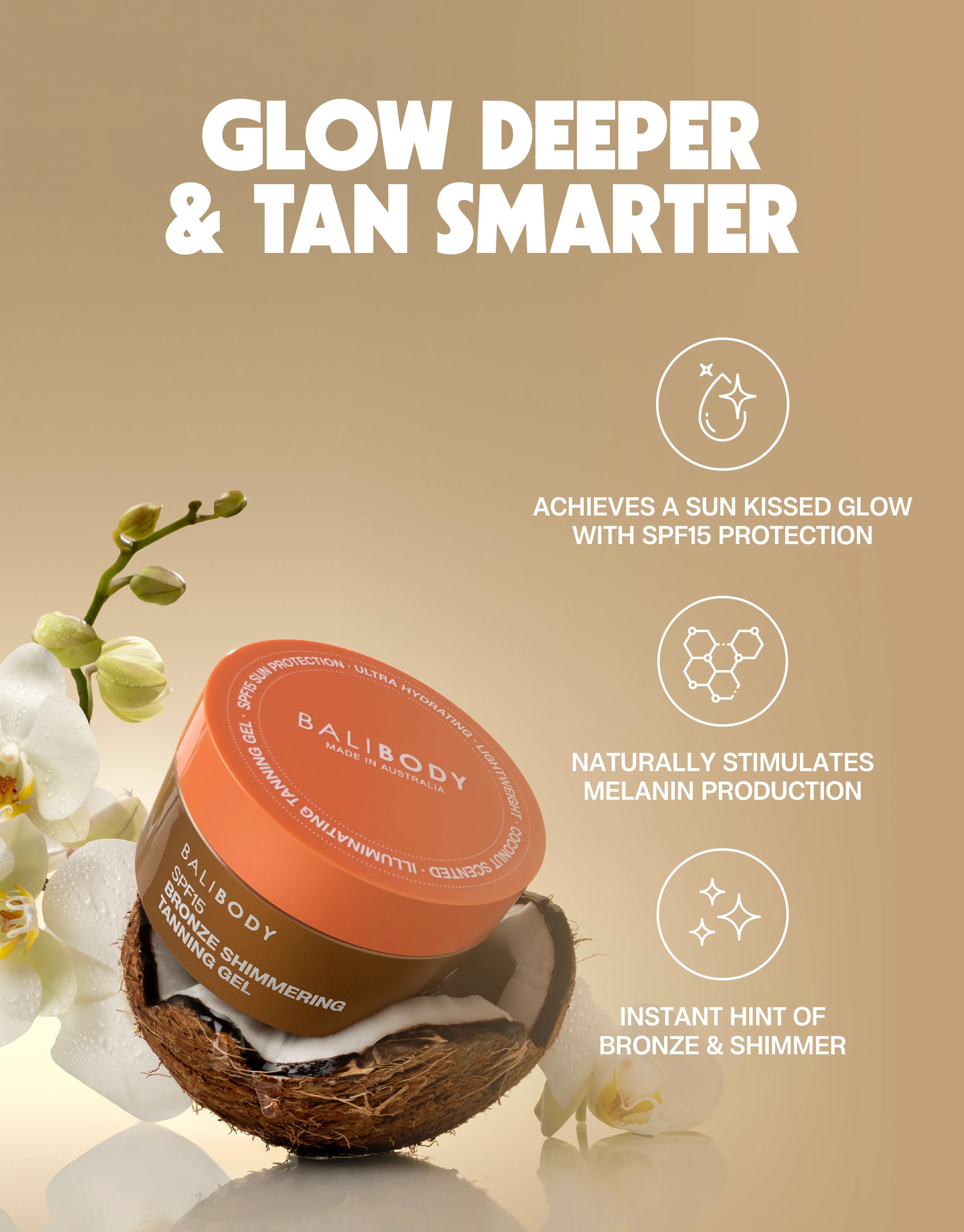 Shimmering Tanning Gel SPF15 - Image 4