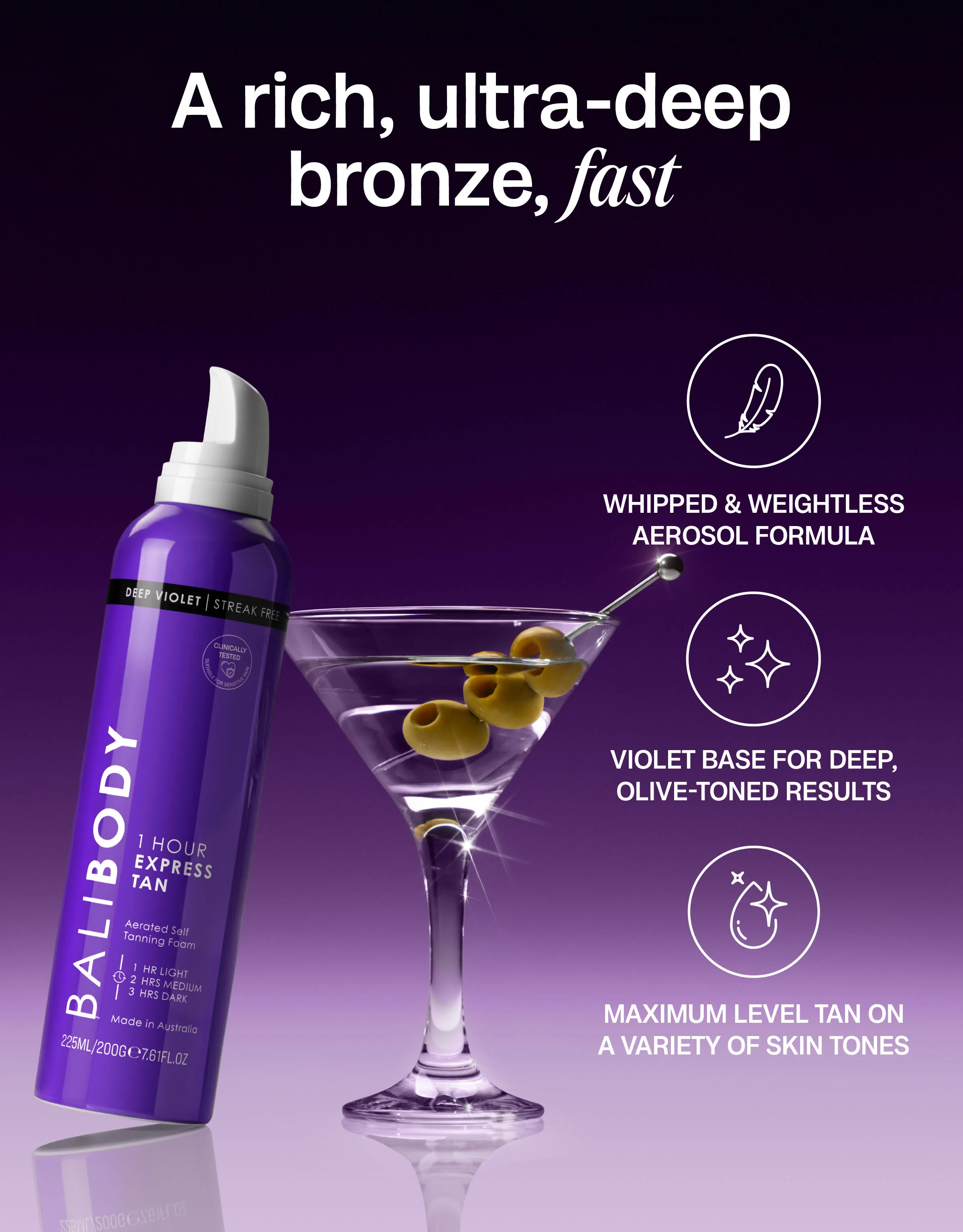 Deep Violet Express Self Tan - Image 4