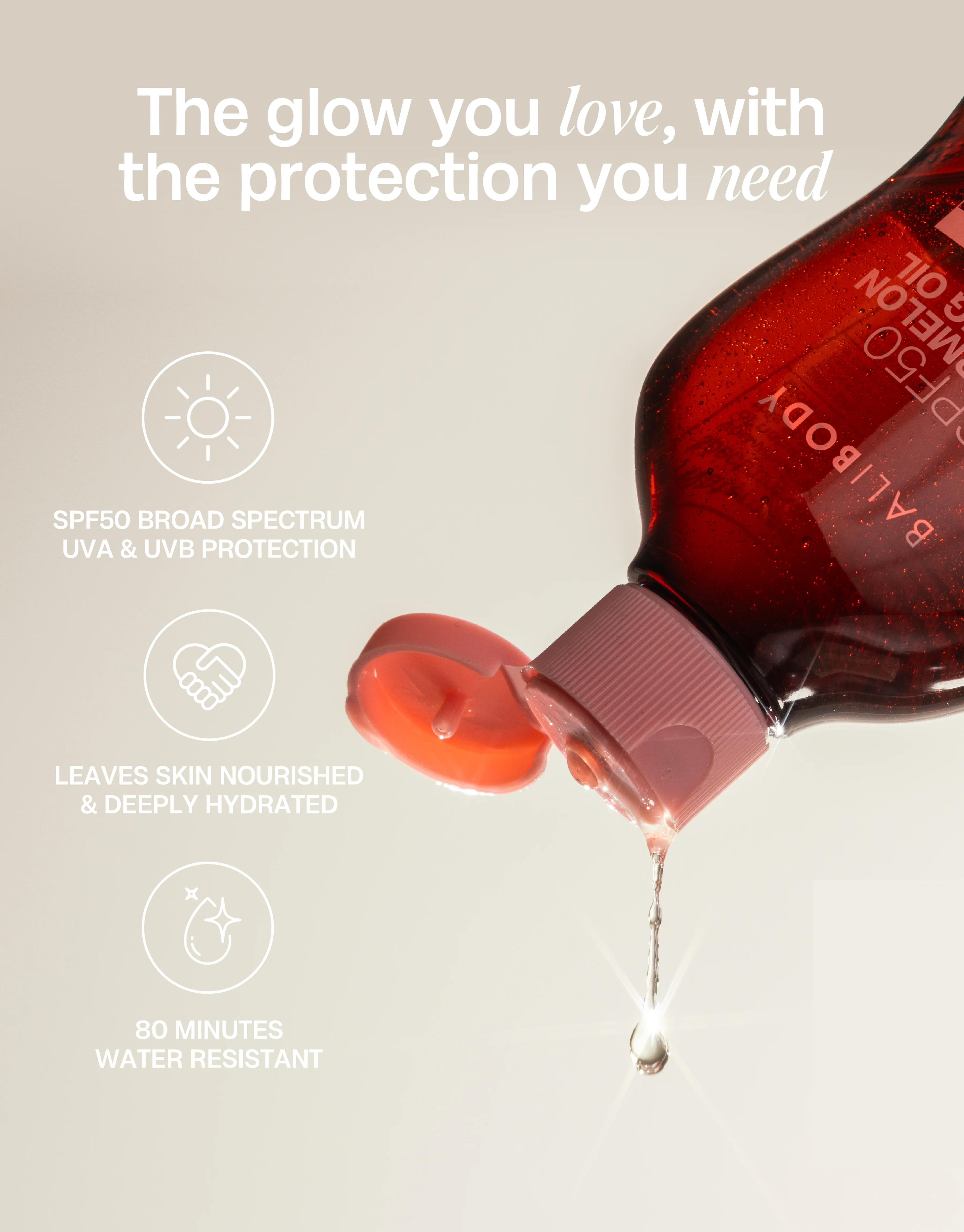 Watermelon Sunscreen Oil SPF50 - Image 6