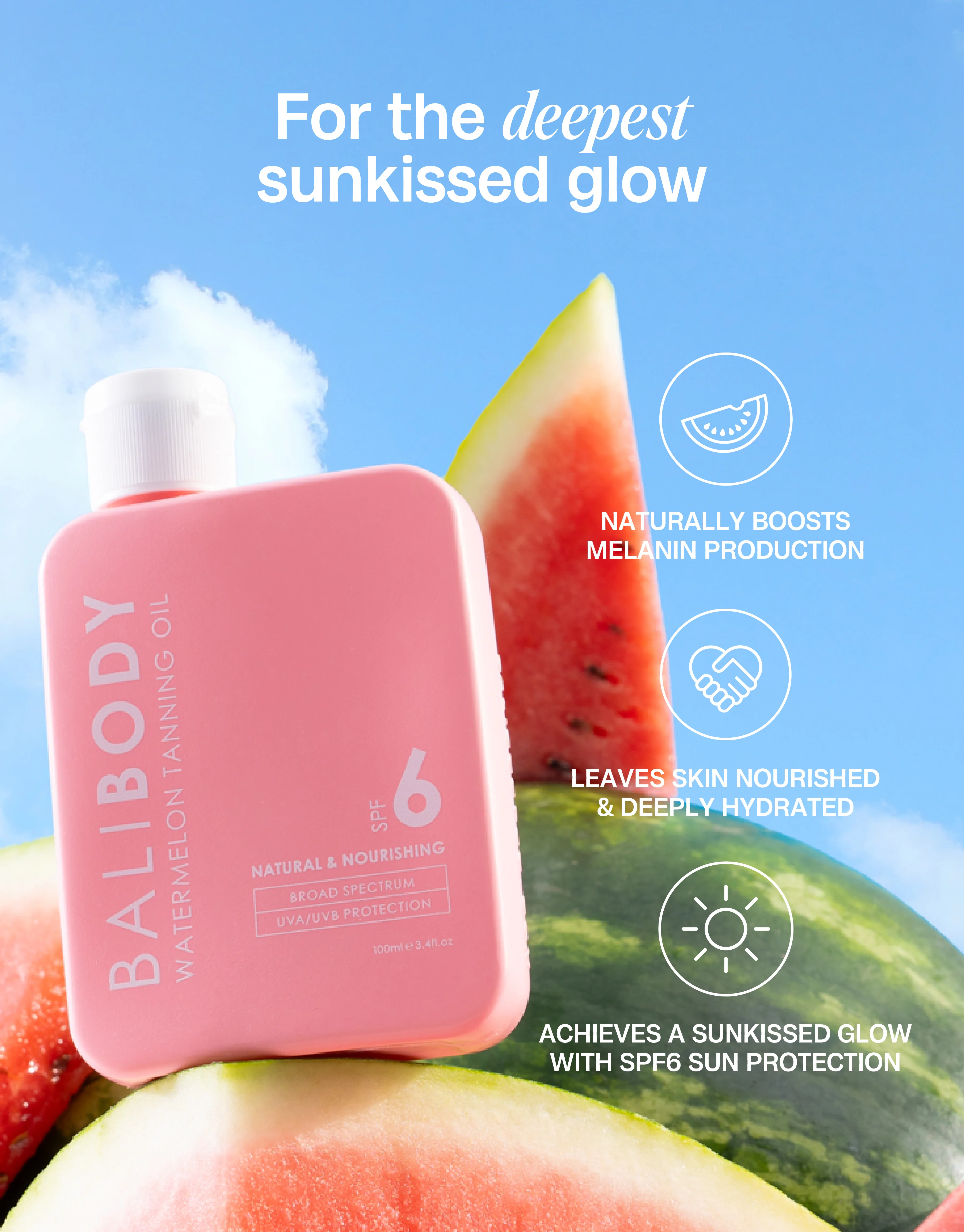Watermelon Tanning Oil SPF6 - Image 6
